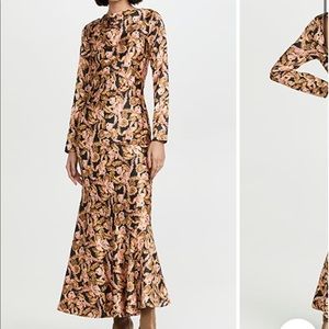 Significant Other Yvonne Dress, Black Sangria Floral